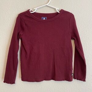 Gap Toddler Organic Cotton Rib Long Sleeve Tee